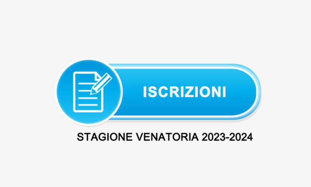 Domanda di iscrizione venatoria 2023-2024
